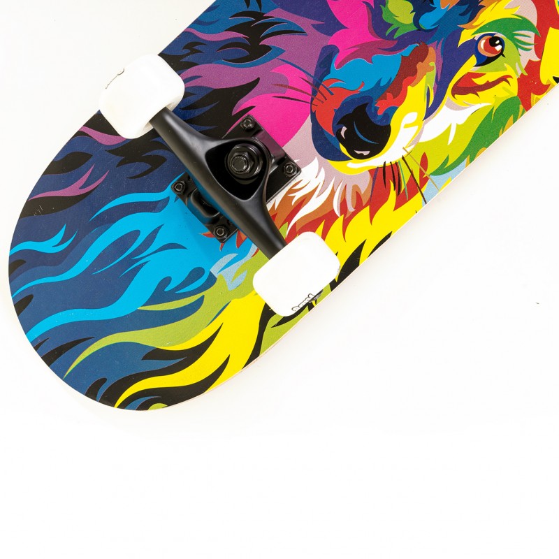Skateboard 31'' Wolf Fish
