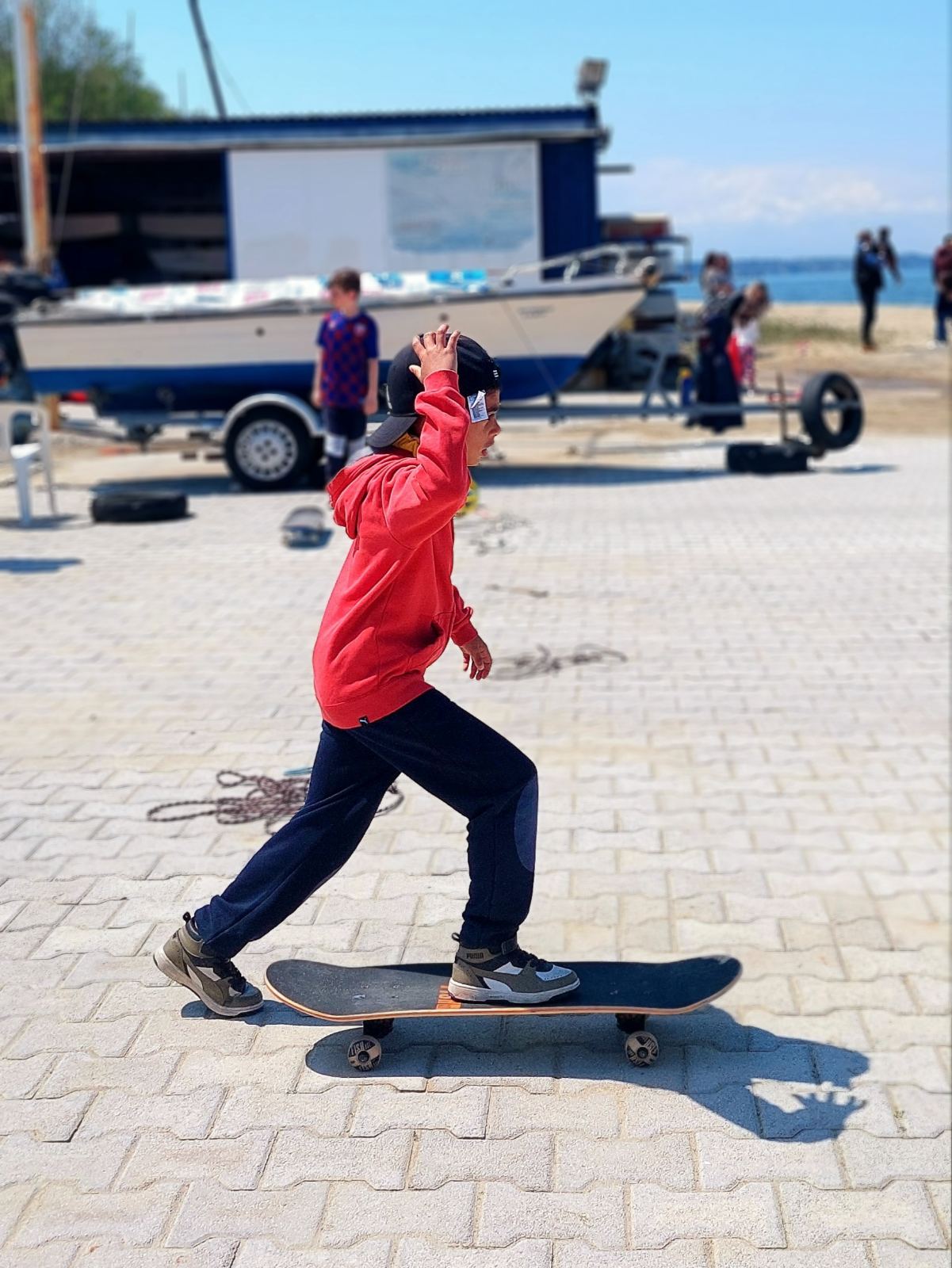 Skateboard 31'' Wolf Fish