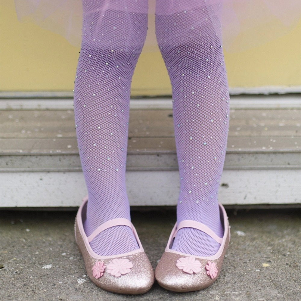 Καλσόν με στρας Μωβ 3-8 ετών