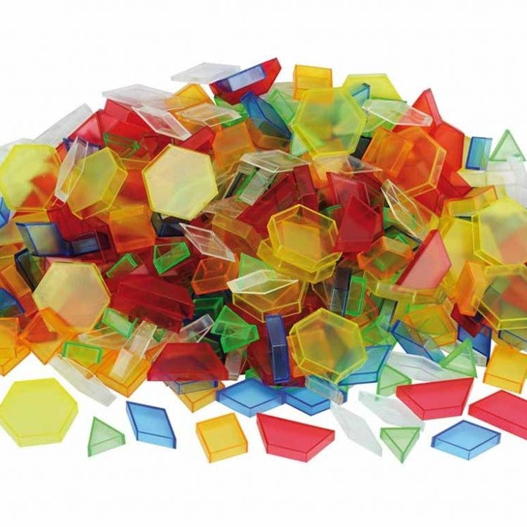 Ημιδιάφανα pattern blocks για φωτεινό πίνακα