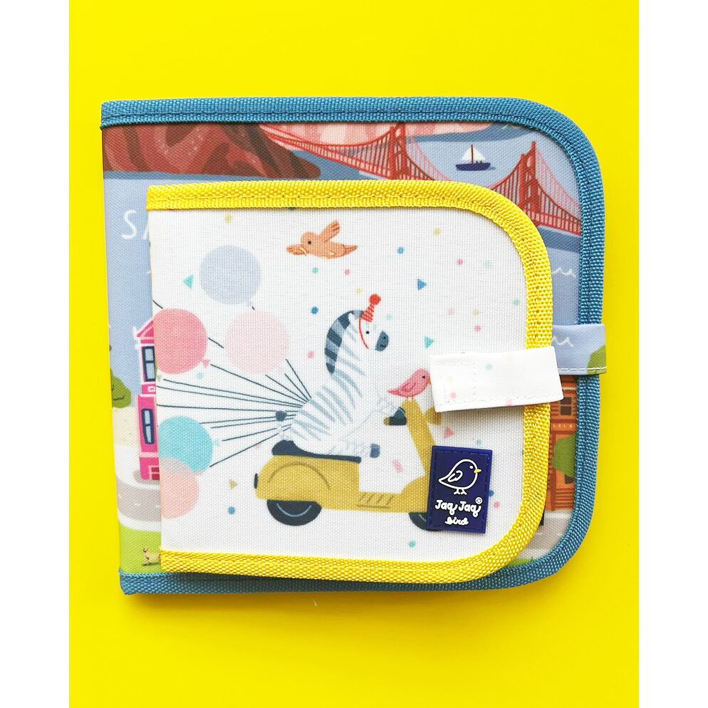 Βιβλίο ζωγραφικής μαυροπίνακας με 4 Wishy Washy μαρκαδόρους