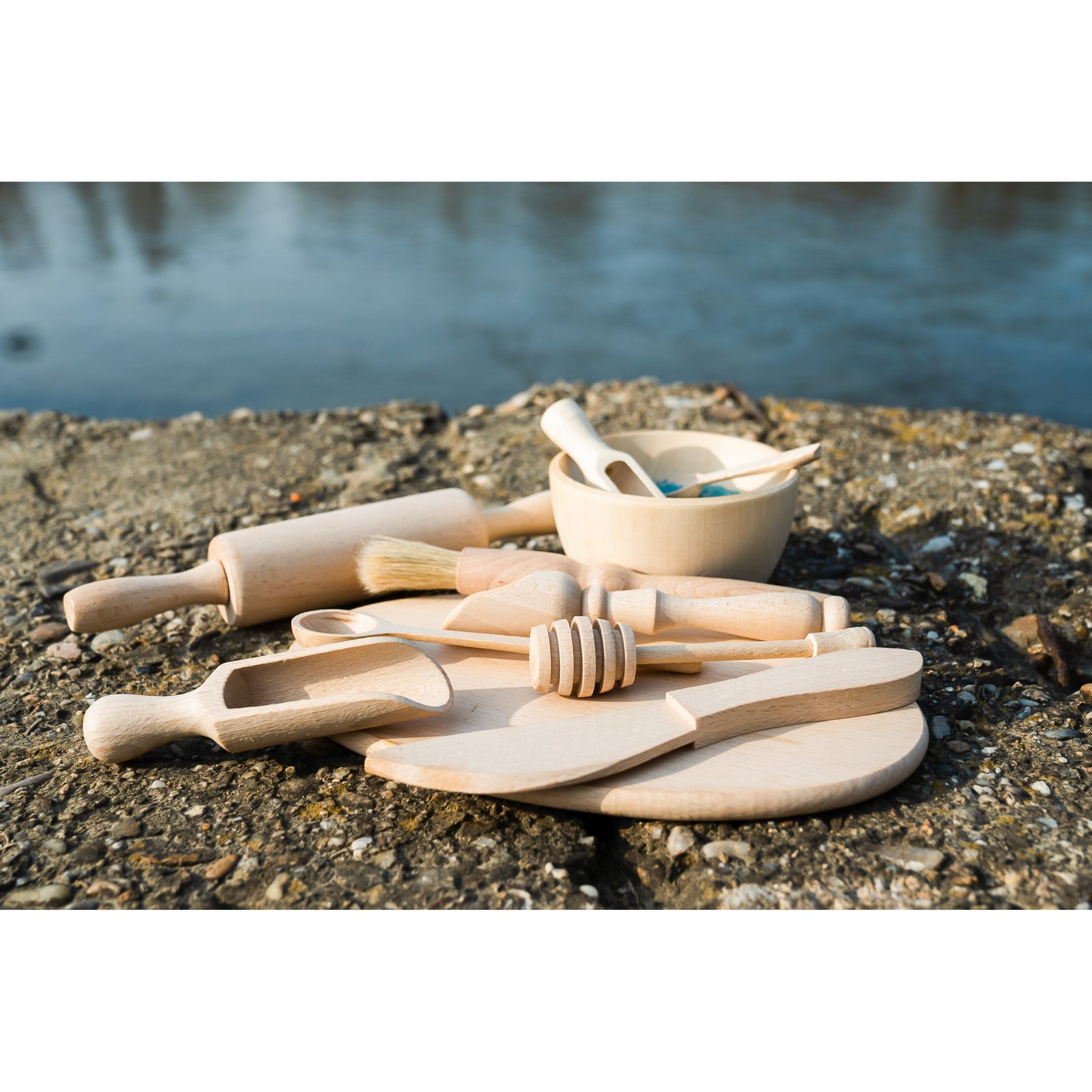 Ξύλινο μαχαίρι για ζυμαράκια