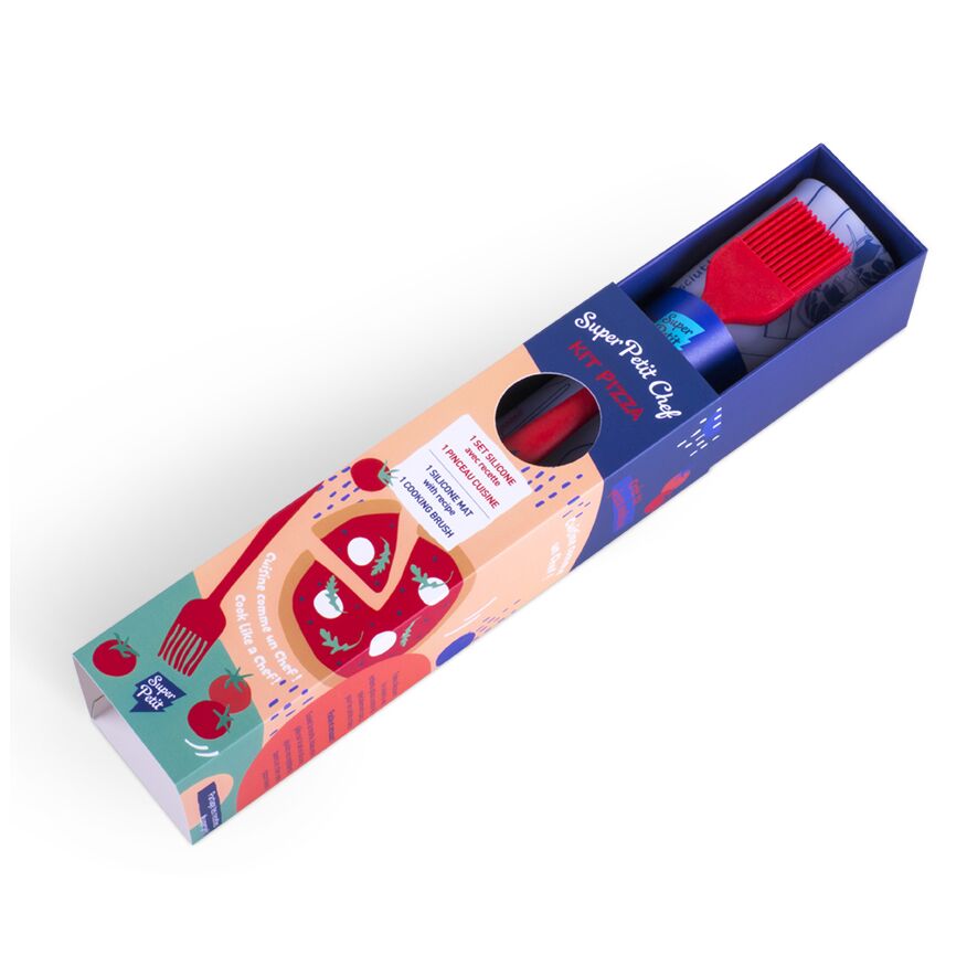 Σουπλά μαγειρικής από σιλικόνη / Σετ "Pizza"- Super Petit Chef