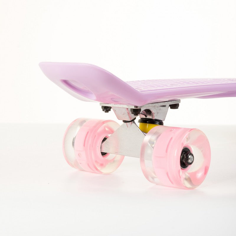 Skateboard με LED ρόδες-γαλάζιο