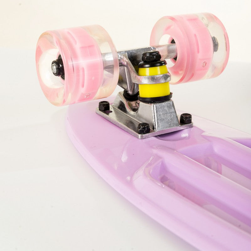 Skateboard με LED ρόδες-γαλάζιο