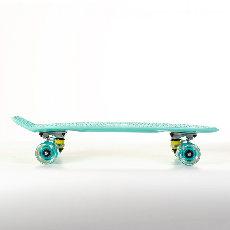 Skateboard με LED ρόδες-γαλάζιο