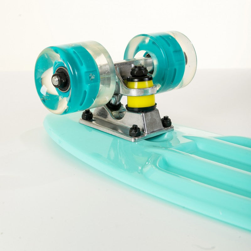 Skateboard με LED ρόδες-γαλάζιο