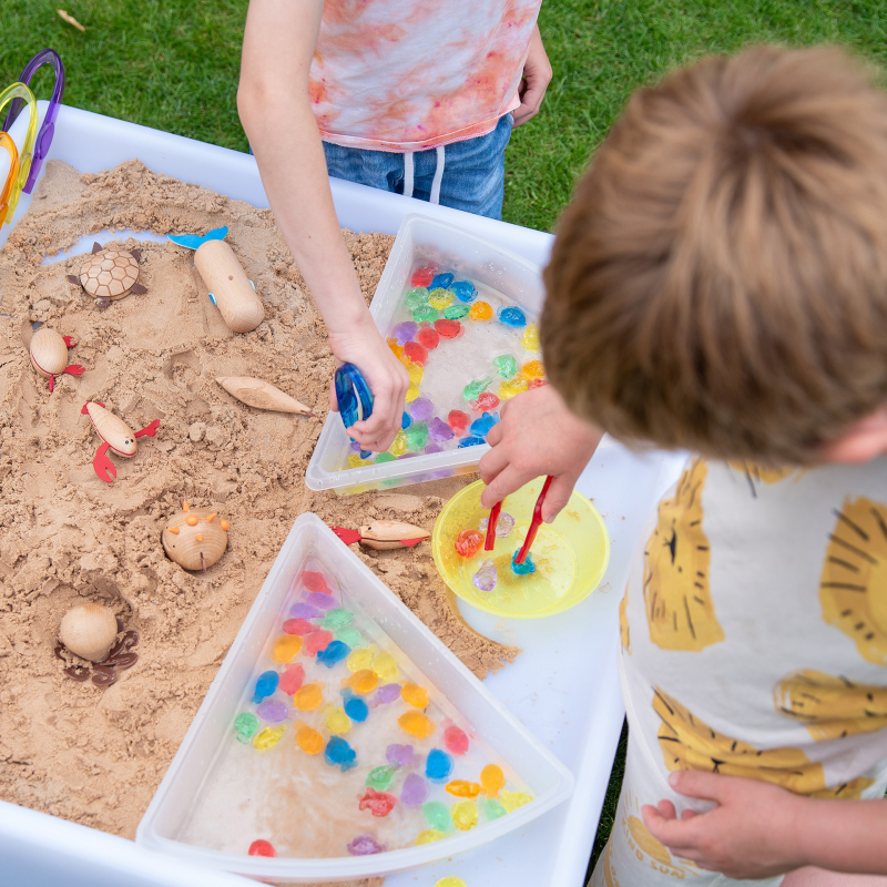 Sensory Mood Square Discovery Table
