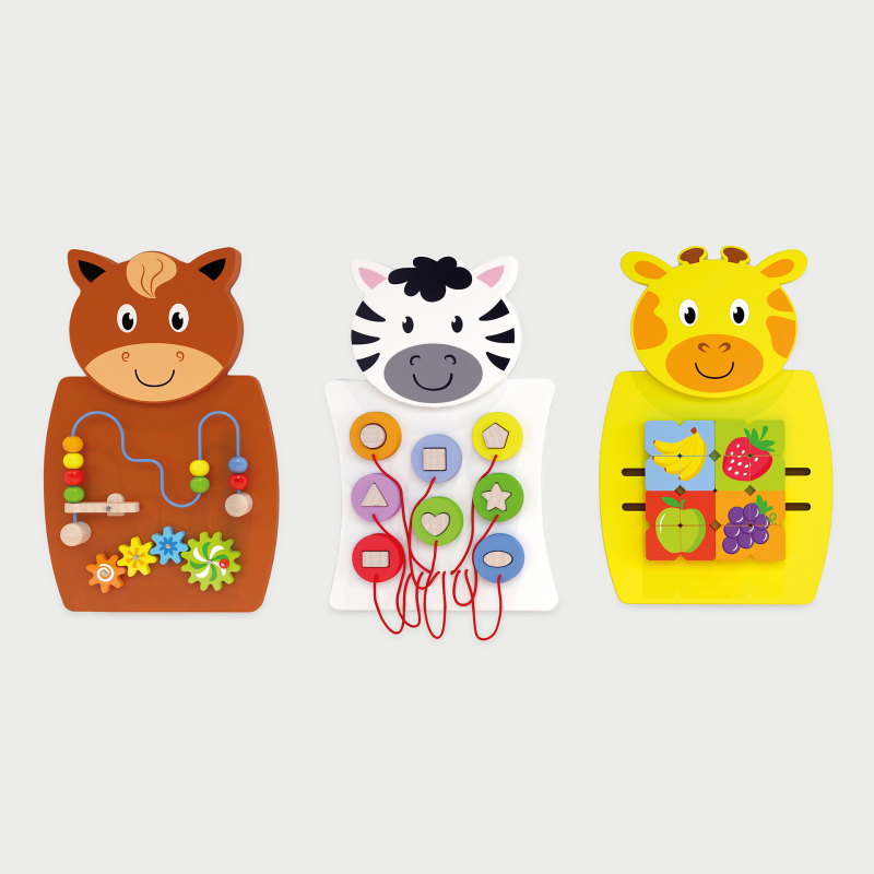 Πάνελ δραστηριοτήτων τοίχου Σετ των 3