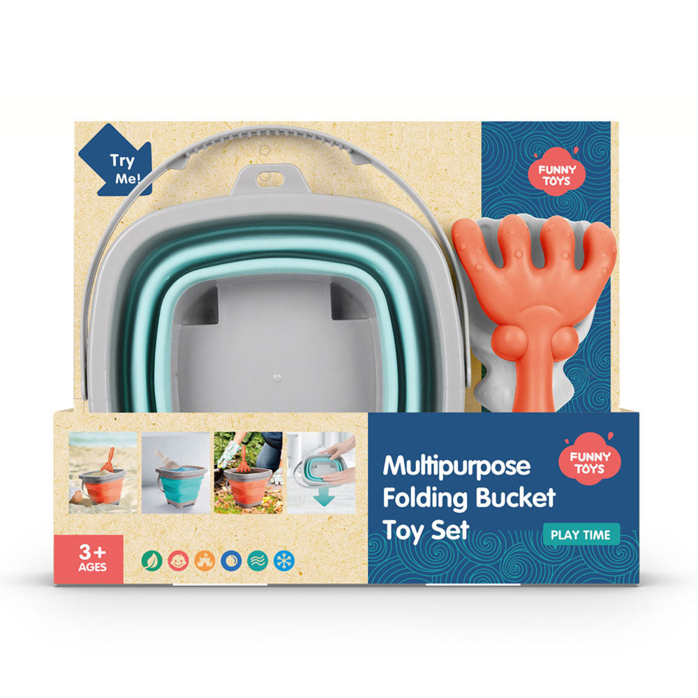 Κουβάς αναδιπλούμενος - εύκαμπτος με αξεσουάρ