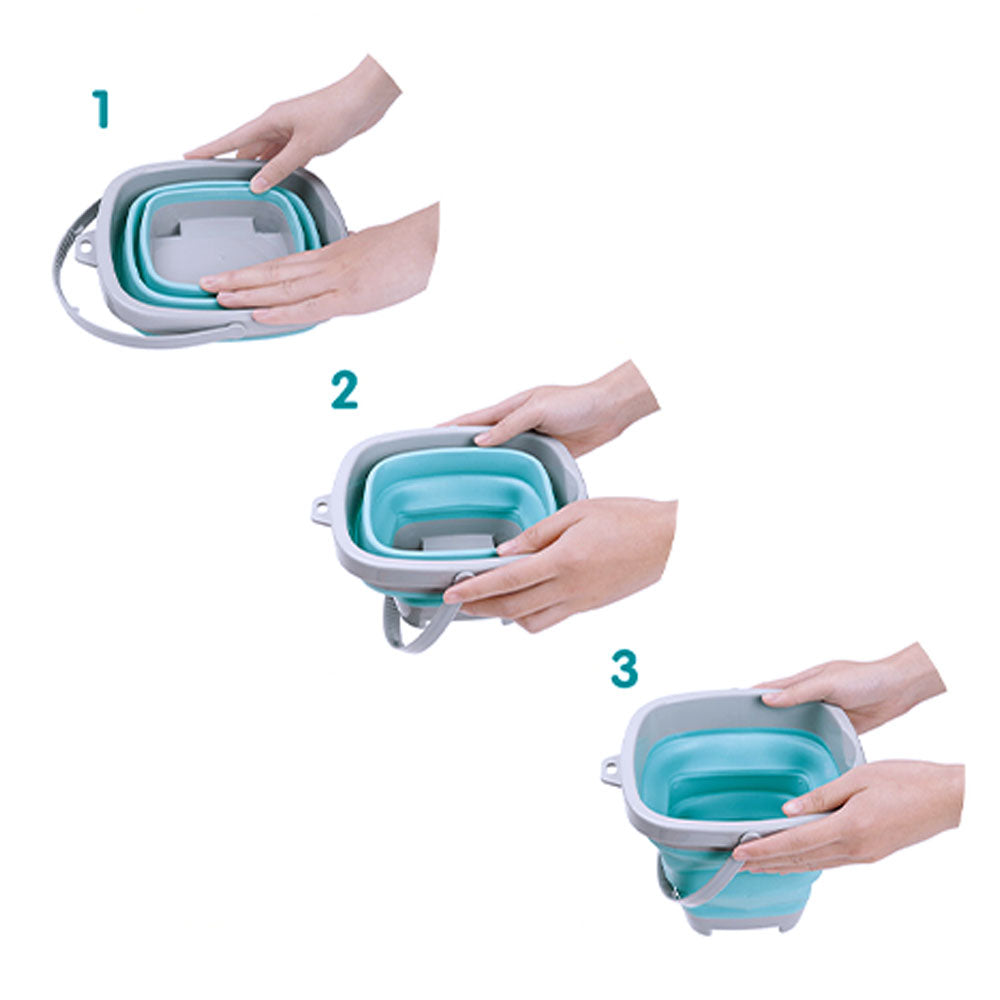 Κουβάς αναδιπλούμενος - εύκαμπτος με αξεσουάρ