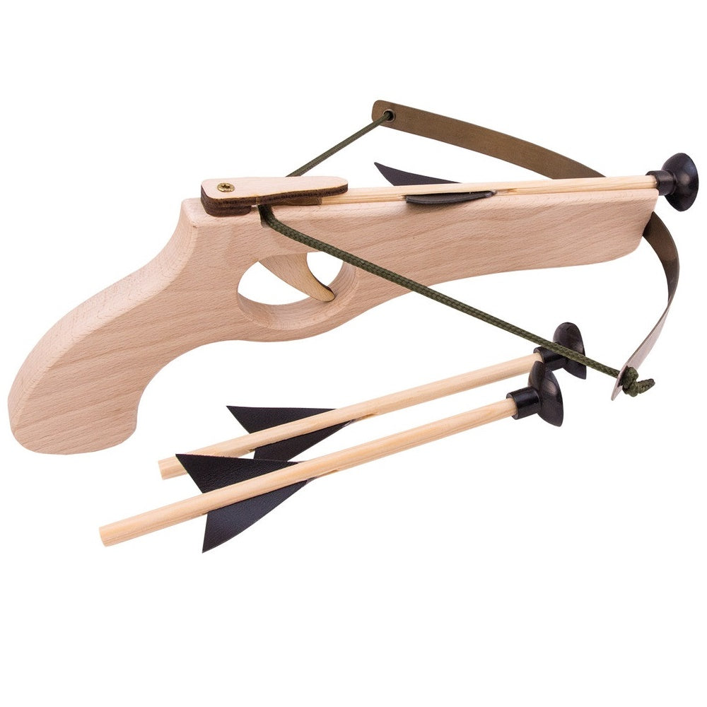 Βαλίστρα ξύλινη με βελάκια βεντούζας