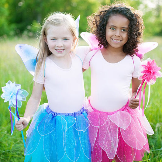 Φούστα, φτερά και ραβδάκι Ροζ Νεράιδα